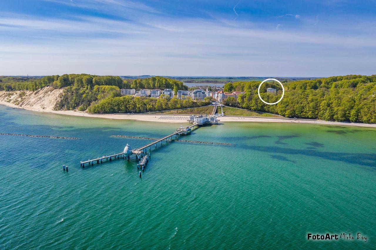 Residenz Seeblick Whg 4, Mit Gartenzugang Sellin  Buitenkant foto